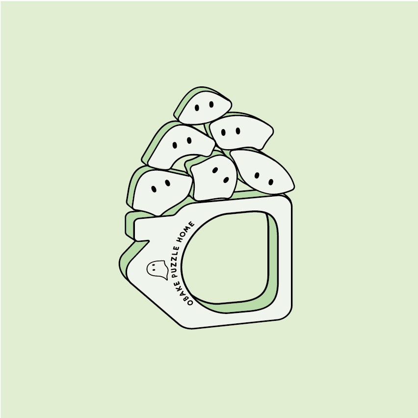 おばけパズルHOME (香川まんのう町ヒノキ 無垢材10mm厚)