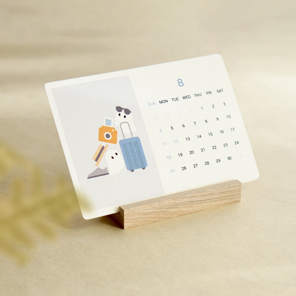 【完売】おばけパズルのカレンダーセット 2024(8〜12月)