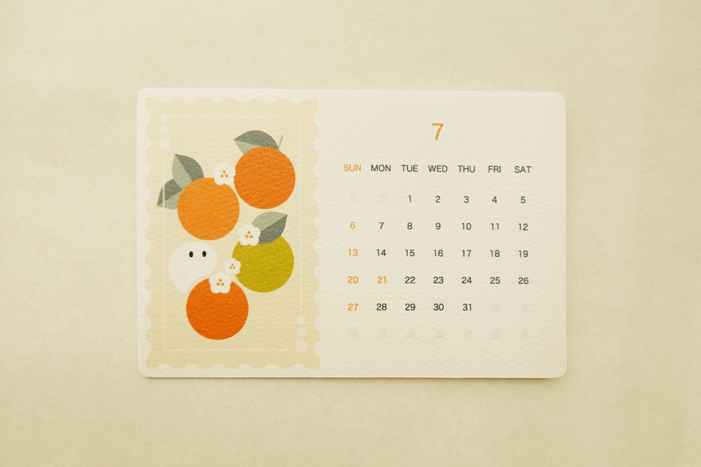 おばけパズルのカレンダー 2025