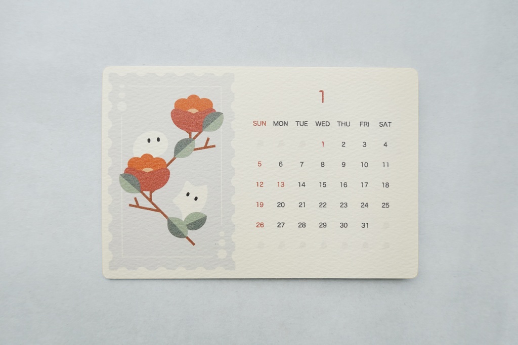 おばけパズルのカレンダー 2025