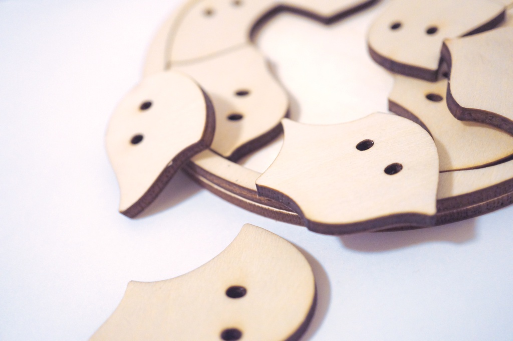 おばけパズルSARA(シナ合板4mm厚)