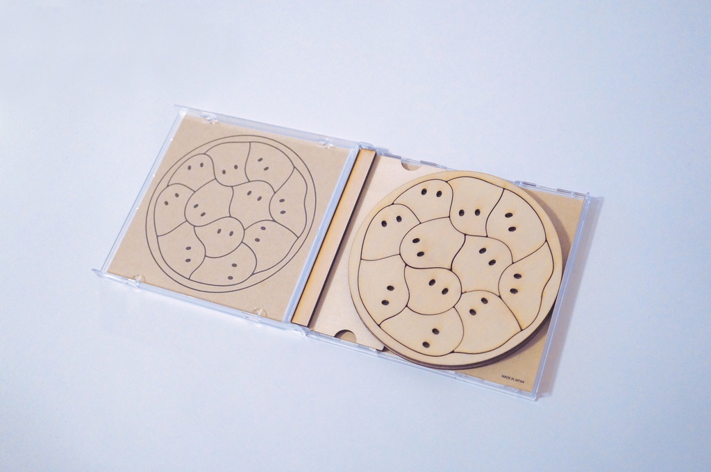 おばけパズルSARA(シナ合板4mm厚)