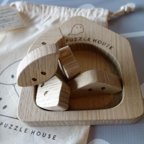 おばけパズルHOUSE (パズル&つみき)LOT201803 栗