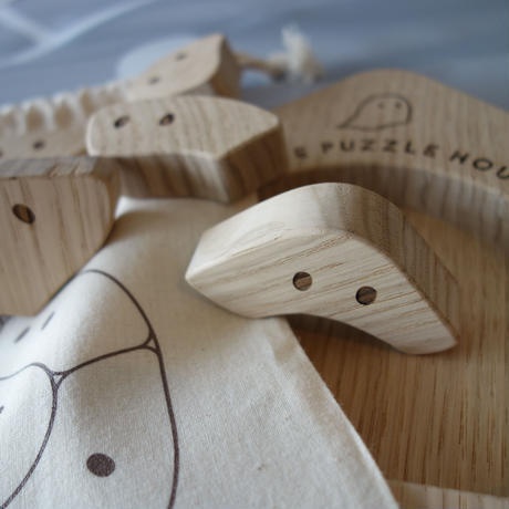 おばけパズルHOUSE (パズル&つみき)LOT201803 栗