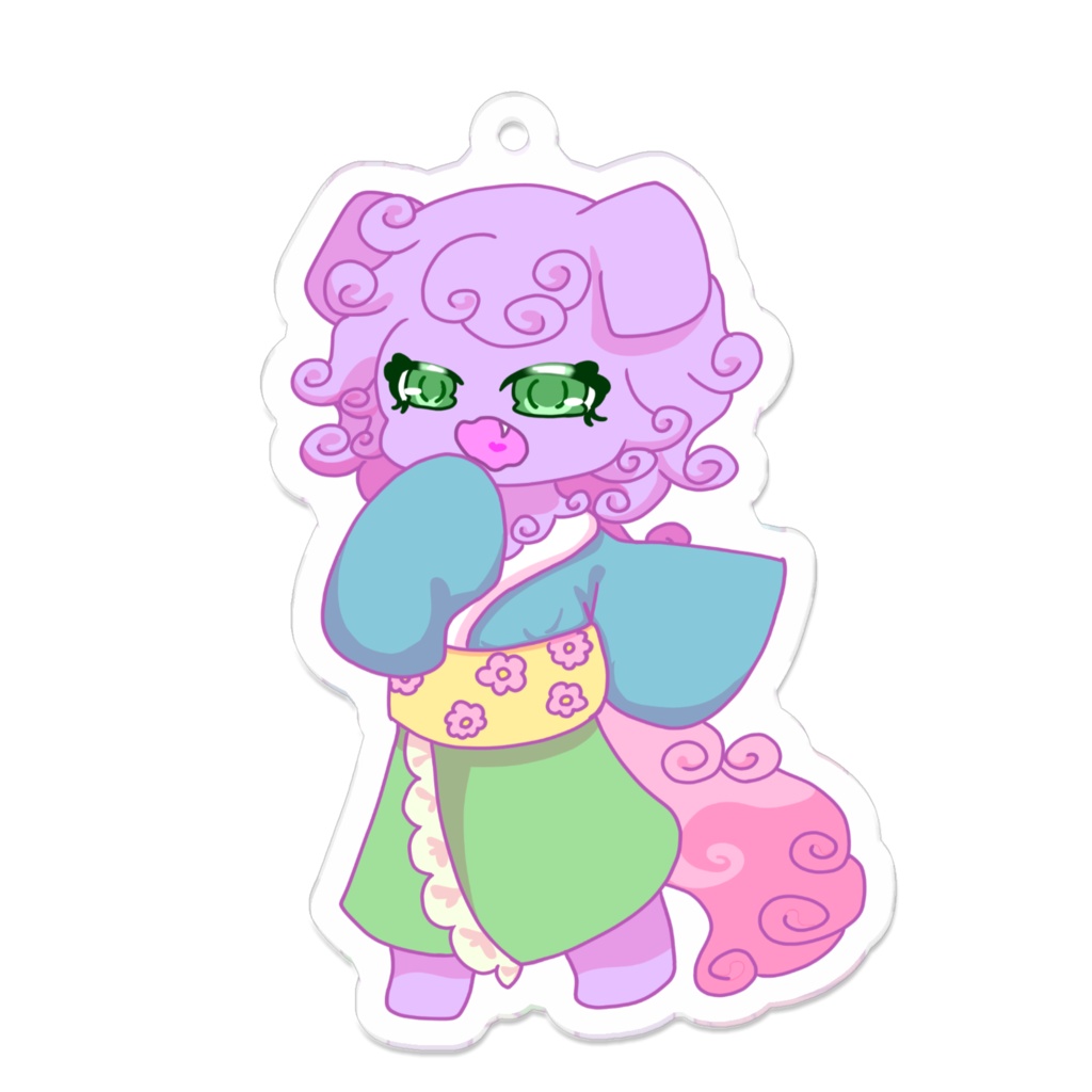 レィミンのアクリルキーホルダー