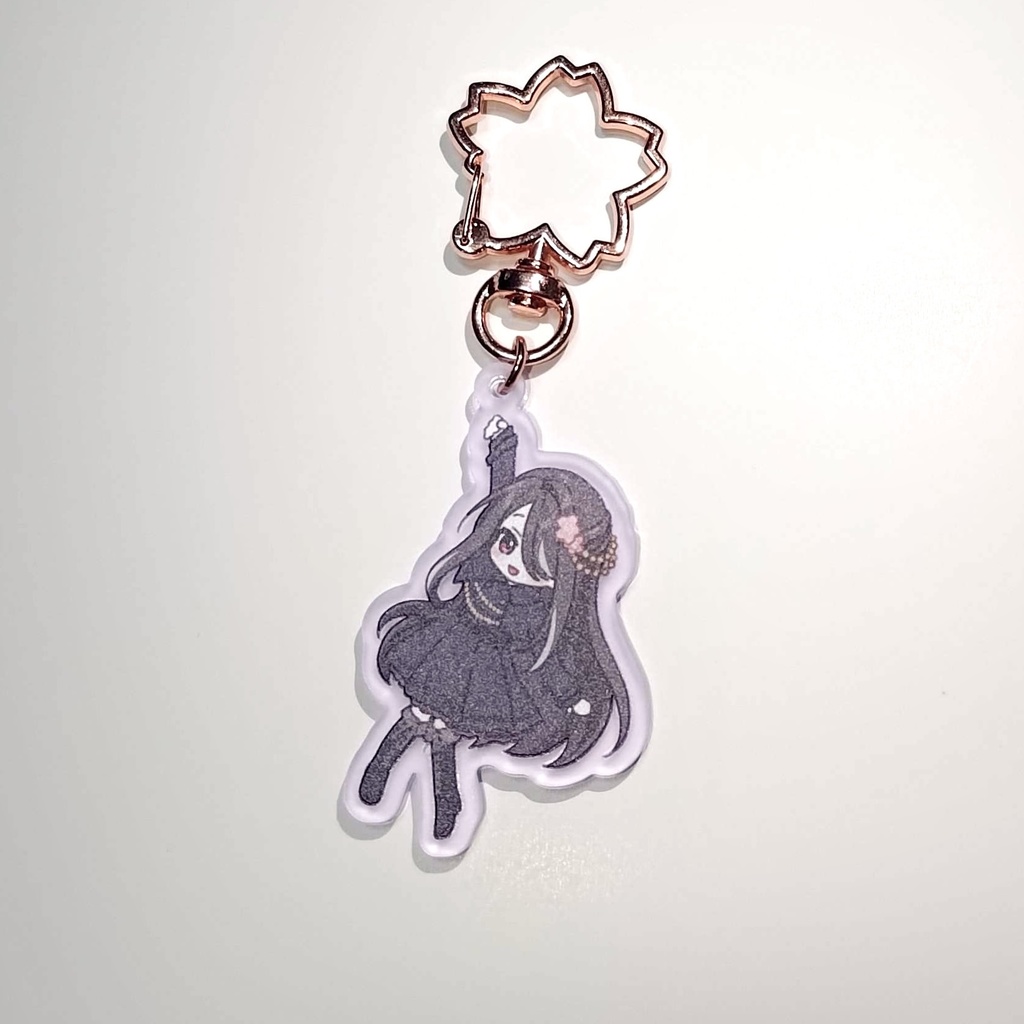 受注【御倉ミケ】ぶら下がりアクリルキーホルダー【2周年記念】生産