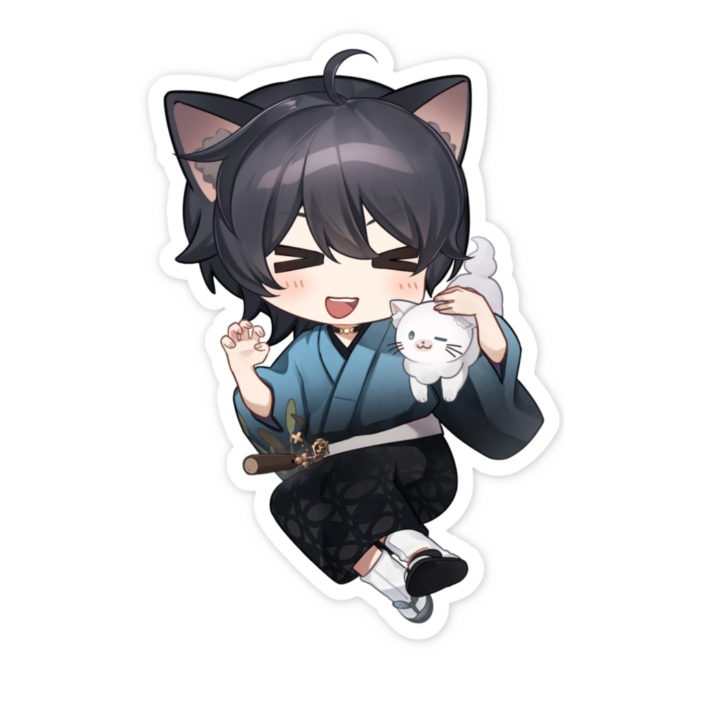 にこにこスマホステッカー