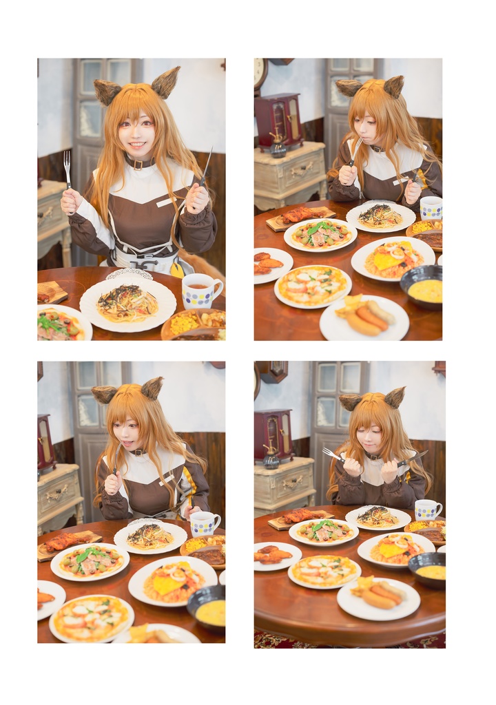 オペレーター達がおいしそうにごはんをたべてる本