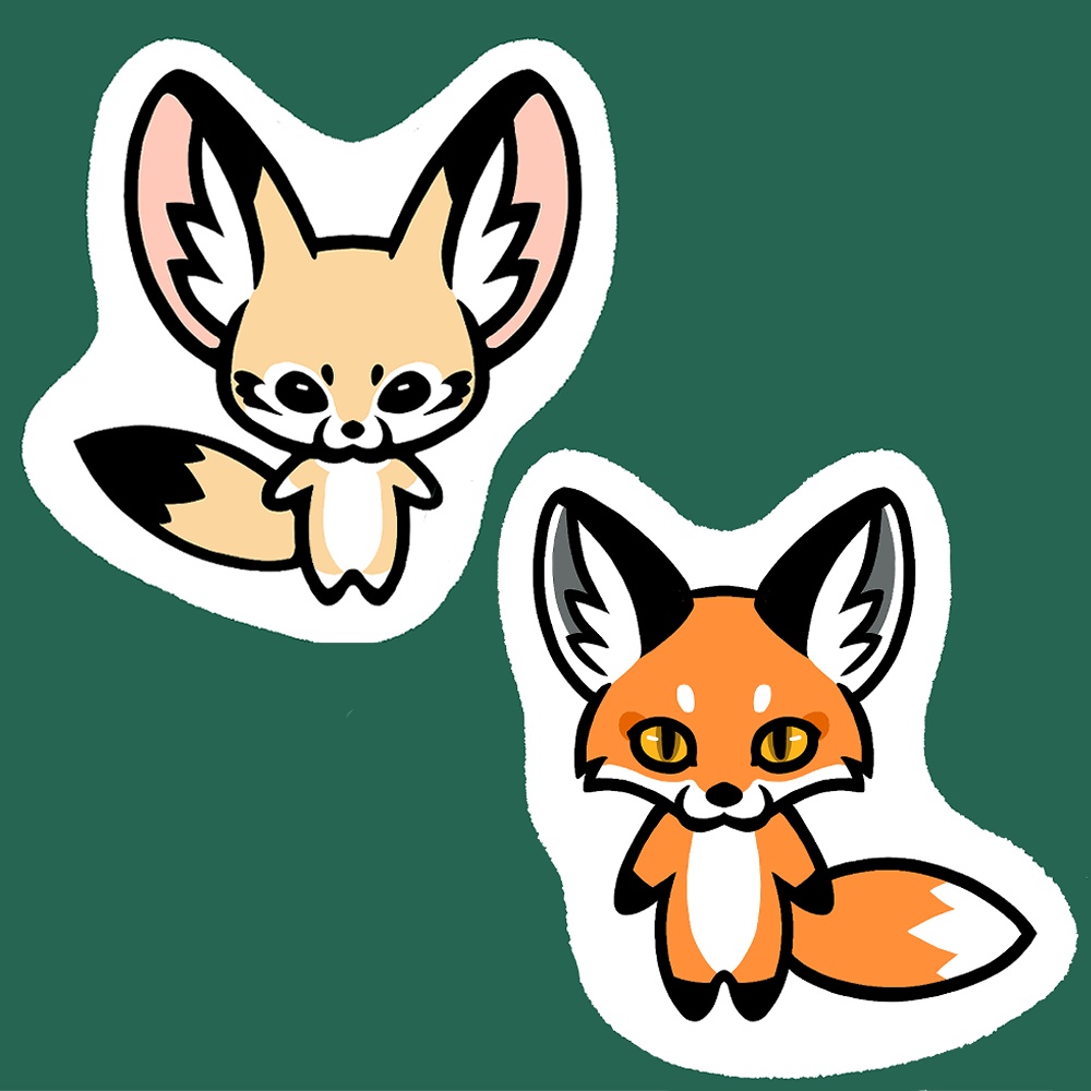 ★訳アリ品★(印刷薄)　フェネヨ＆カデルステッカー