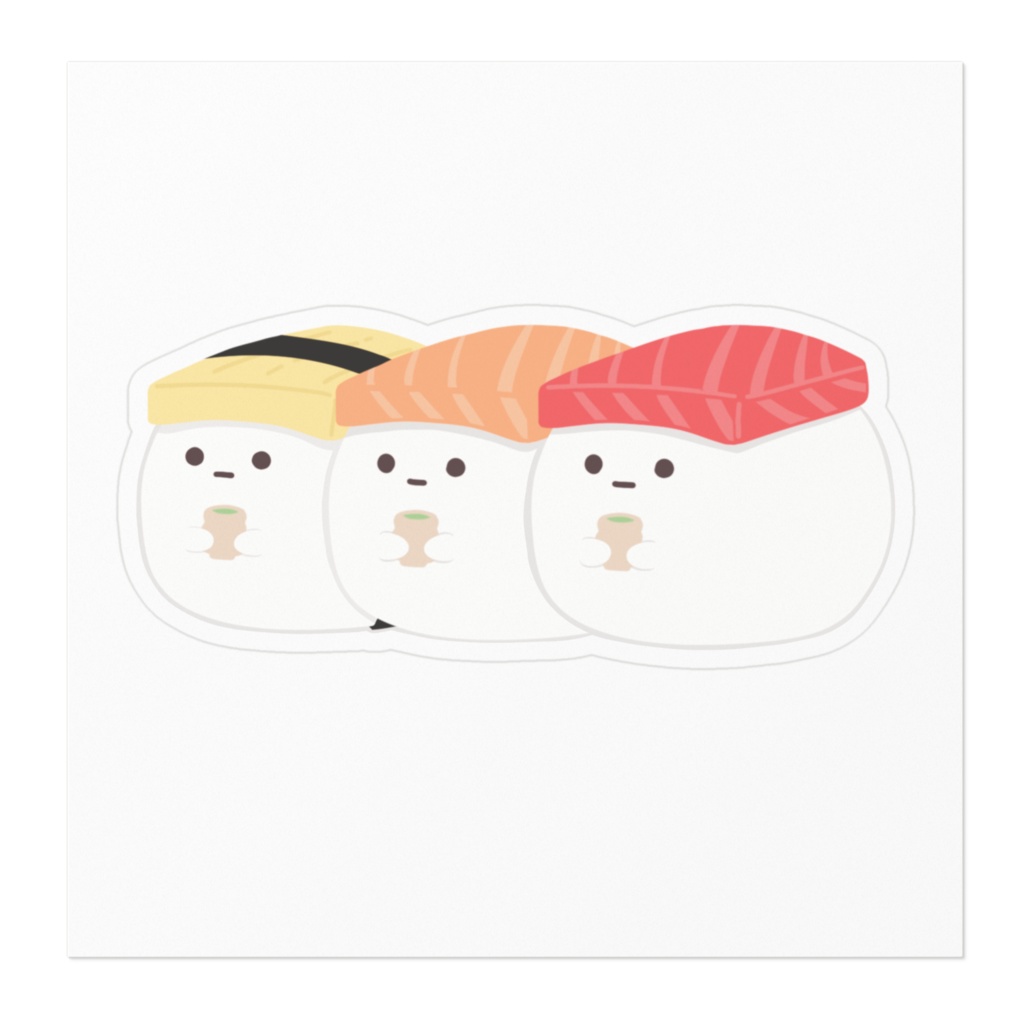 寿司のステッカー