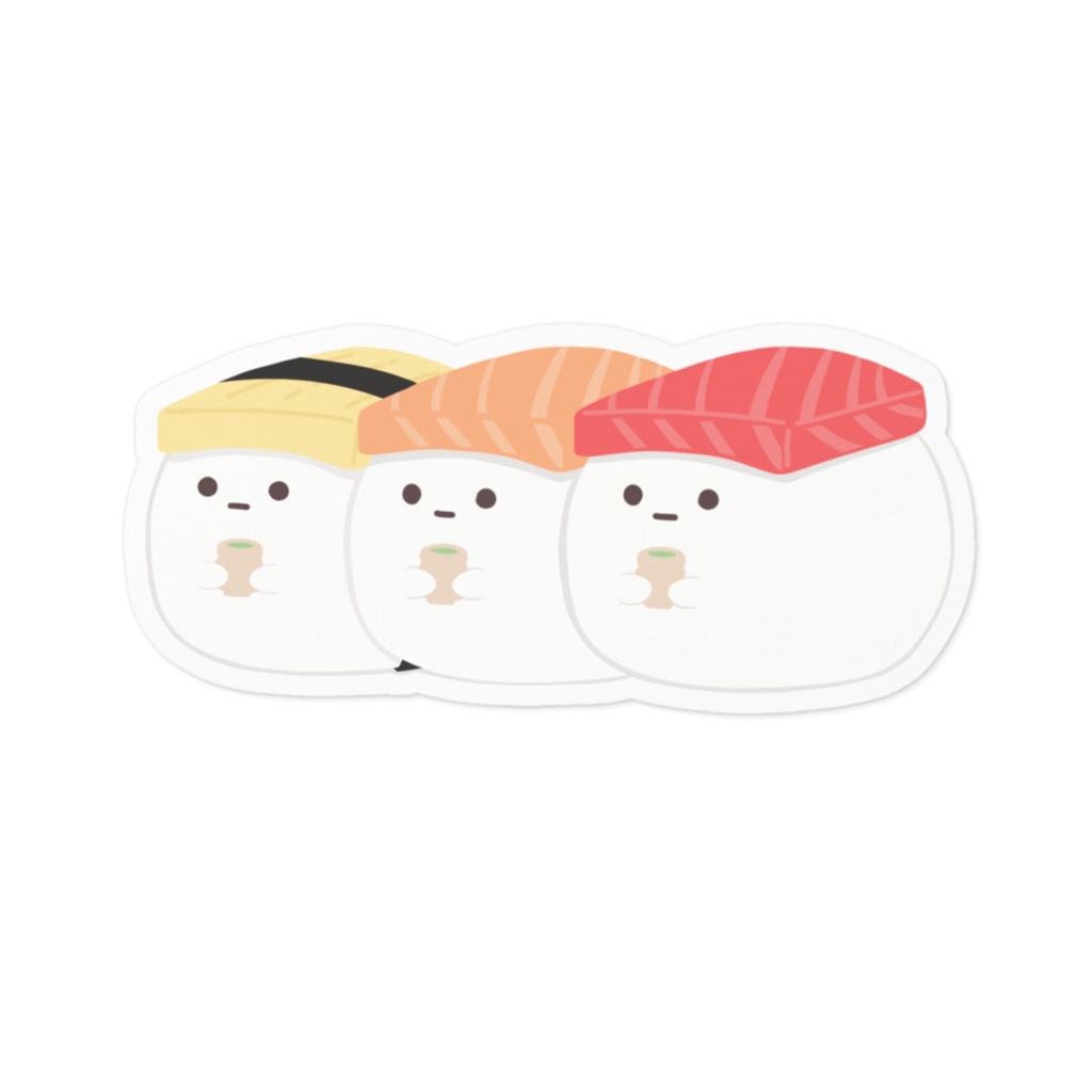 寿司のステッカー