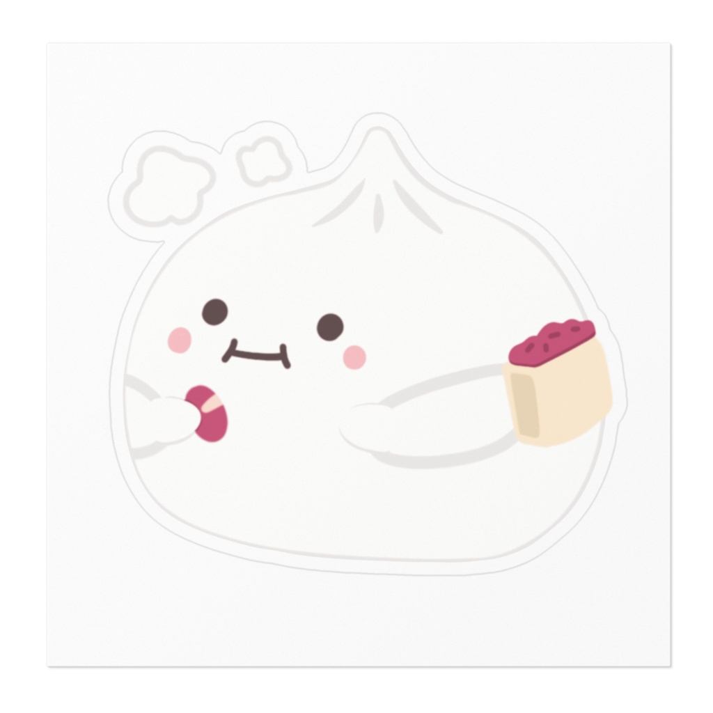 あんまんのステッカー