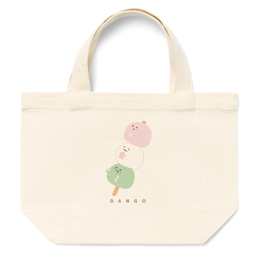 三色団子のトートバッグ
