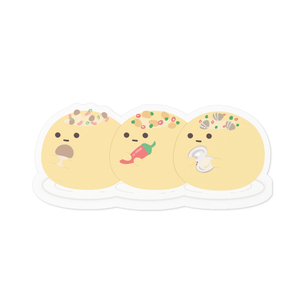 オイルパスタのステッカー