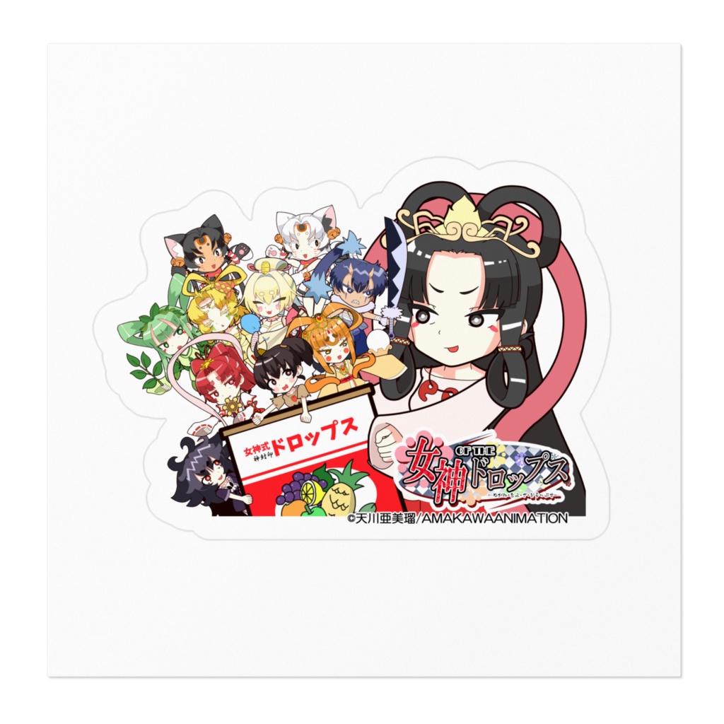 『女神 OF THE ドロップス』ステッカー①