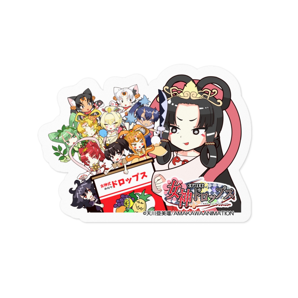 『女神 OF THE ドロップス』ステッカー①