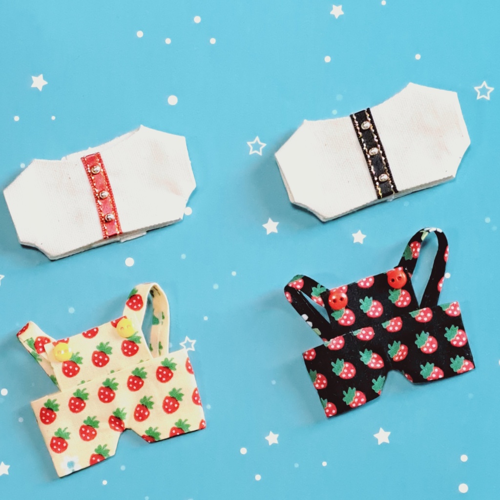 いちごのサロペット