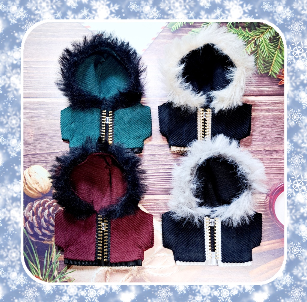 ファー付きフードアウター