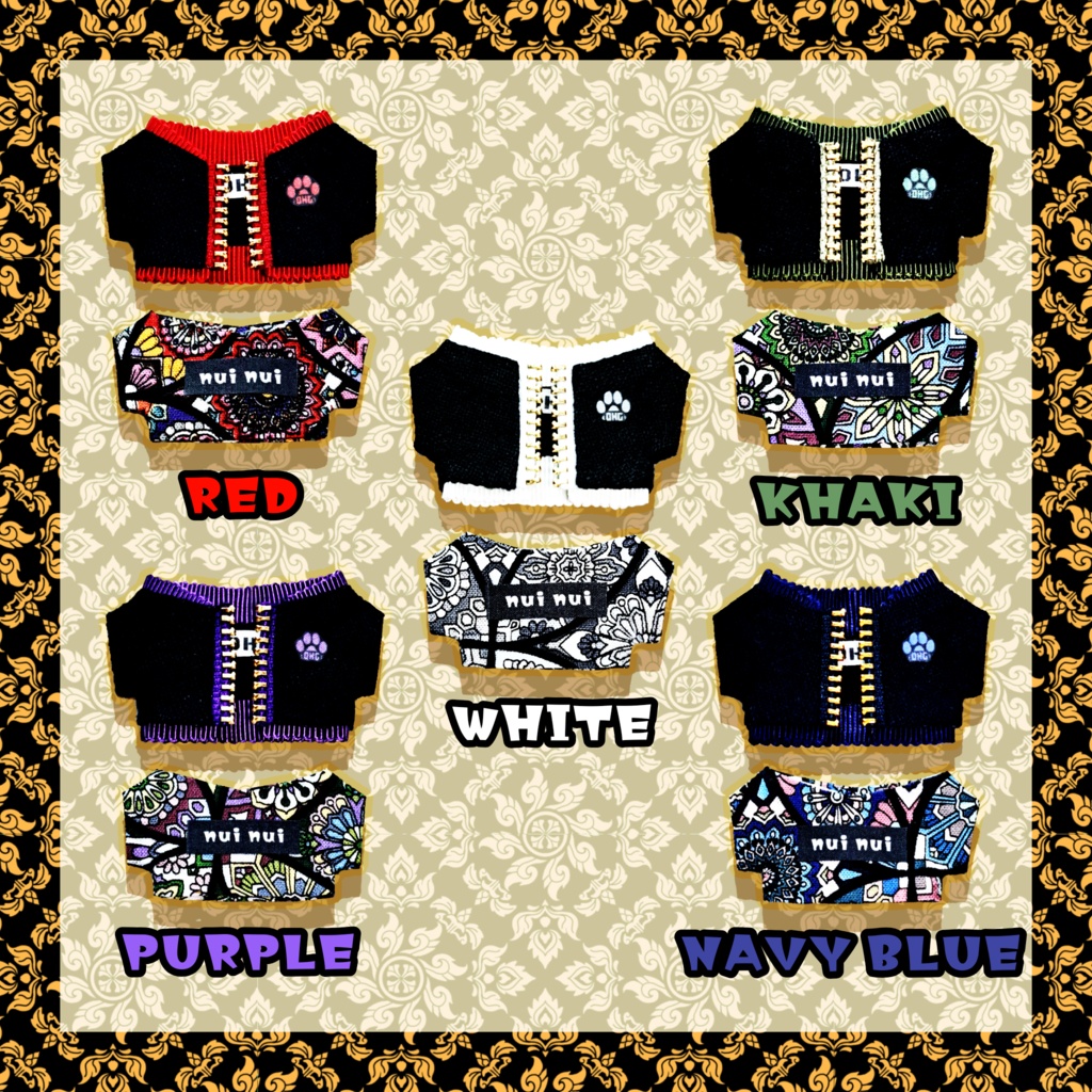 【ほわぬいサイズ】カラフルジャケット+Tシャツセット