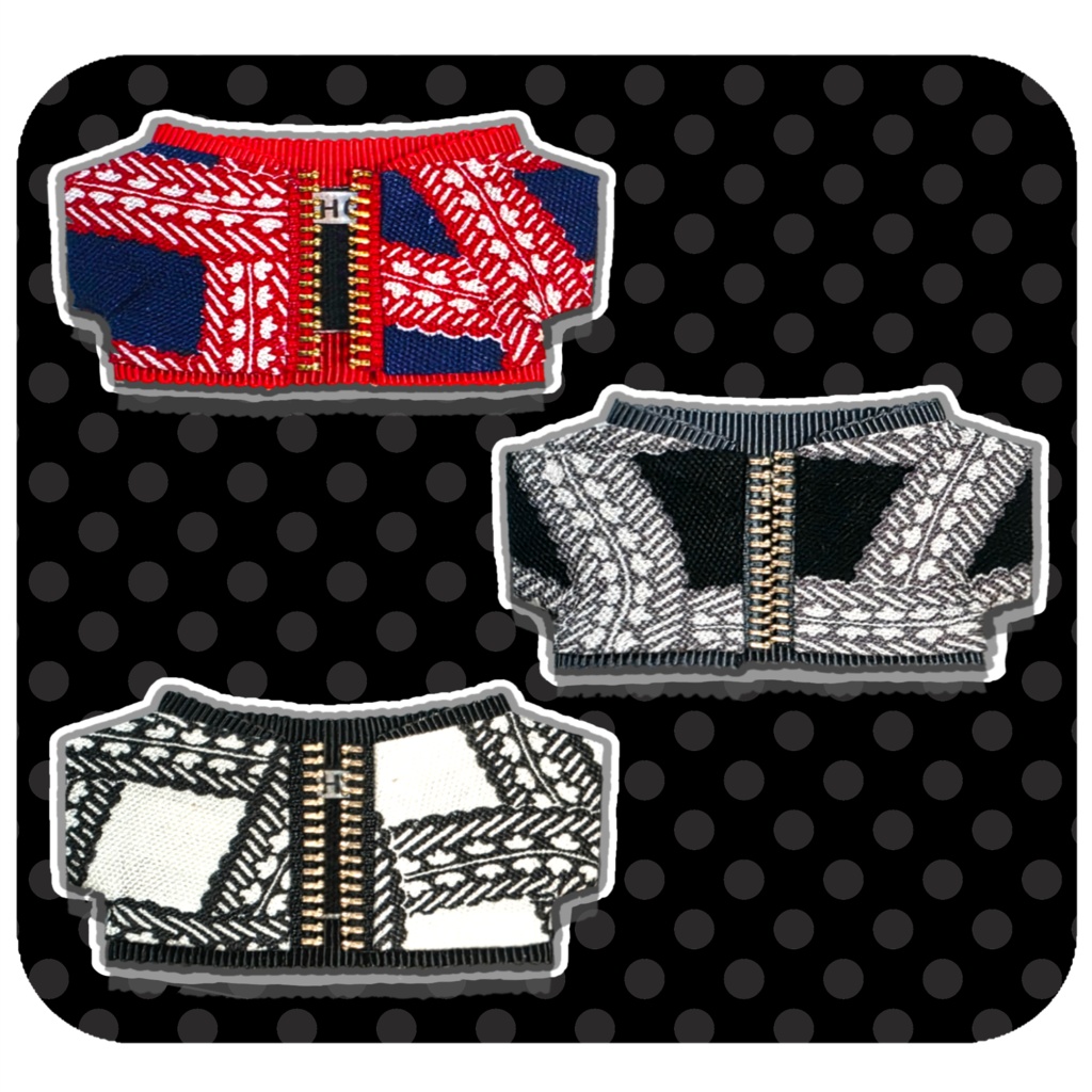 【ちびぐるみサイズ】レース柄ジャケット