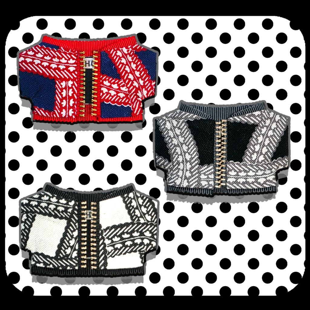 【ほわぬいサイズ】レース柄ジャケット