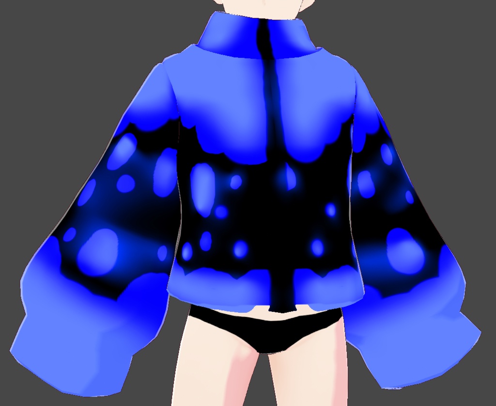 Vroid Neon Puffer Jacket