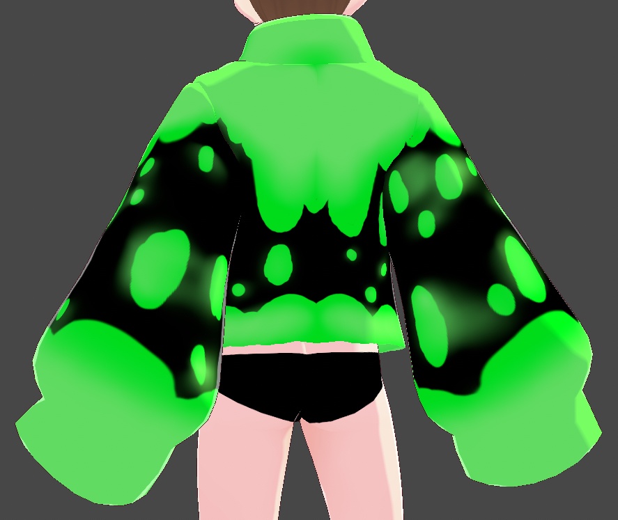 Vroid Neon Puffer Jacket