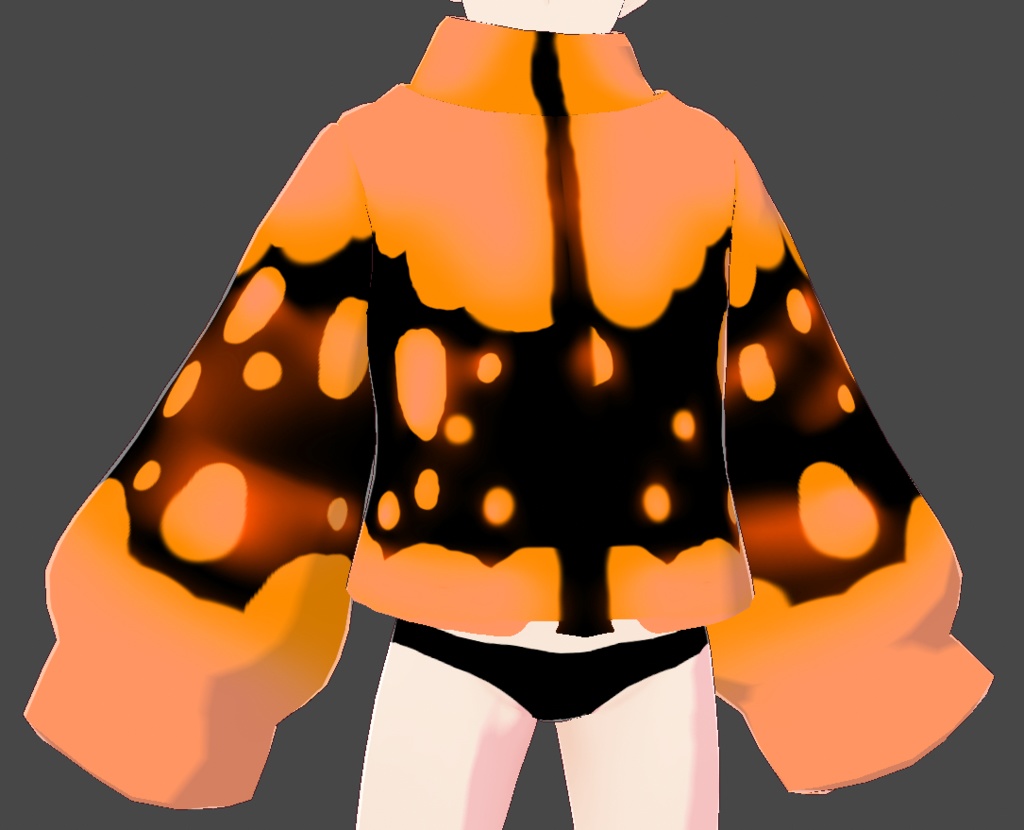 Vroid Neon Puffer Jacket