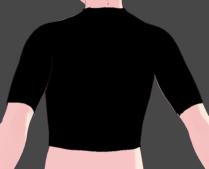 Vroid Square Chest Cut Out Halter Crop Top