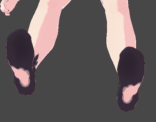 Vroid Black Ripped Socks