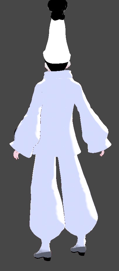 Vroid Pierrot Outfit