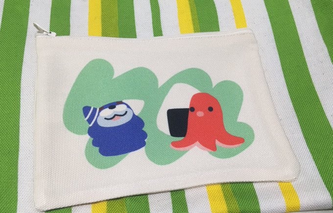 わんこフラットポーチ