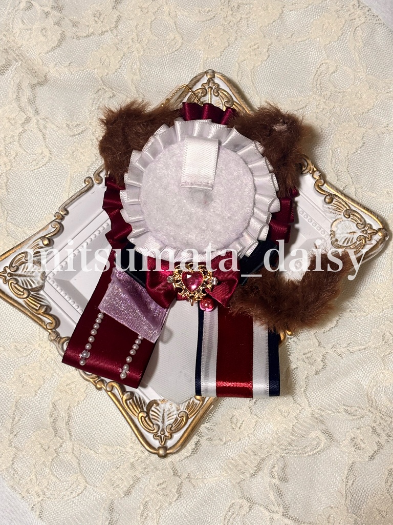 猫思念イメージロゼット