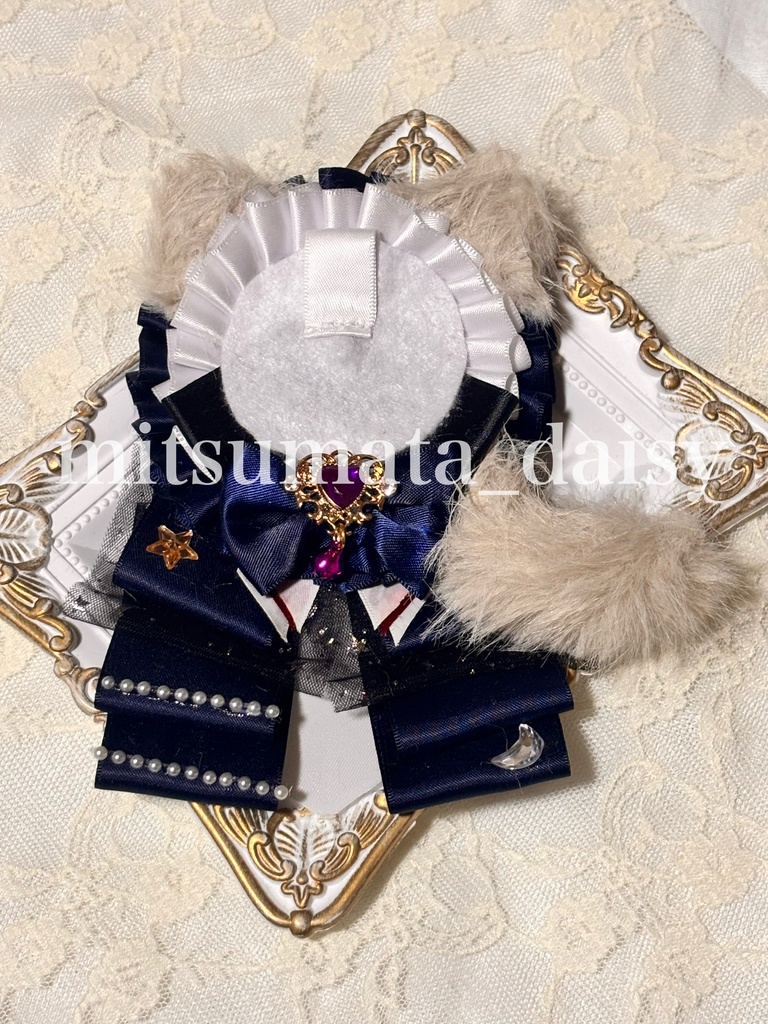 猫思念イメージロゼット