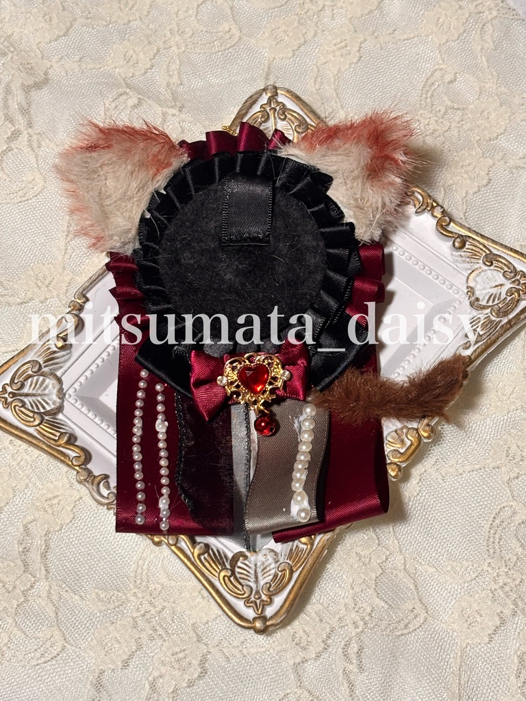 猫思念イメージロゼット