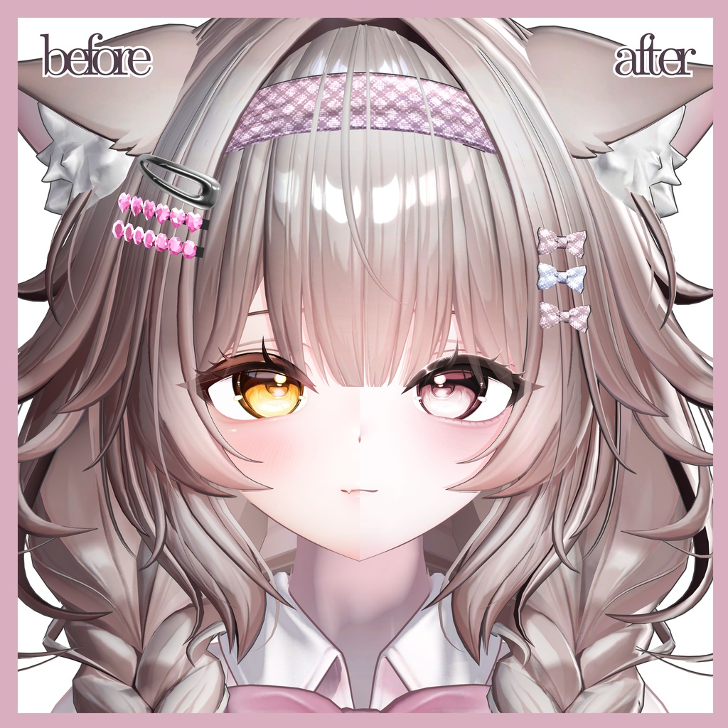 【 2アバター対応 】Sio , Mayo Haze makeup&blendshape
