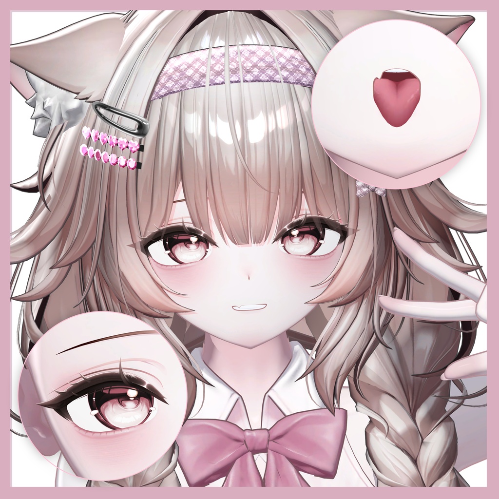 【 2アバター対応 】Sio , Mayo Haze makeup&blendshape