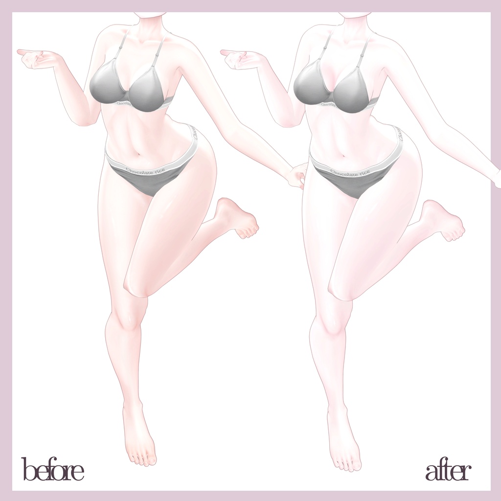 【 しお / Sio 】Haze makeup&blendshape