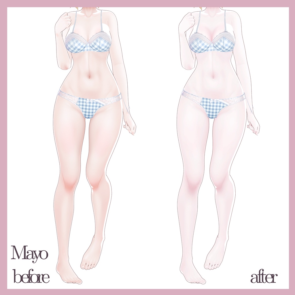 【 2アバター対応 】Sio , Mayo Haze makeup&blendshape