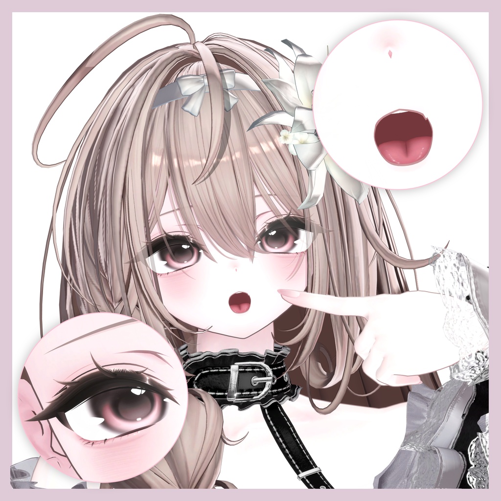 【 しお / Sio 】Haze makeup&blendshape