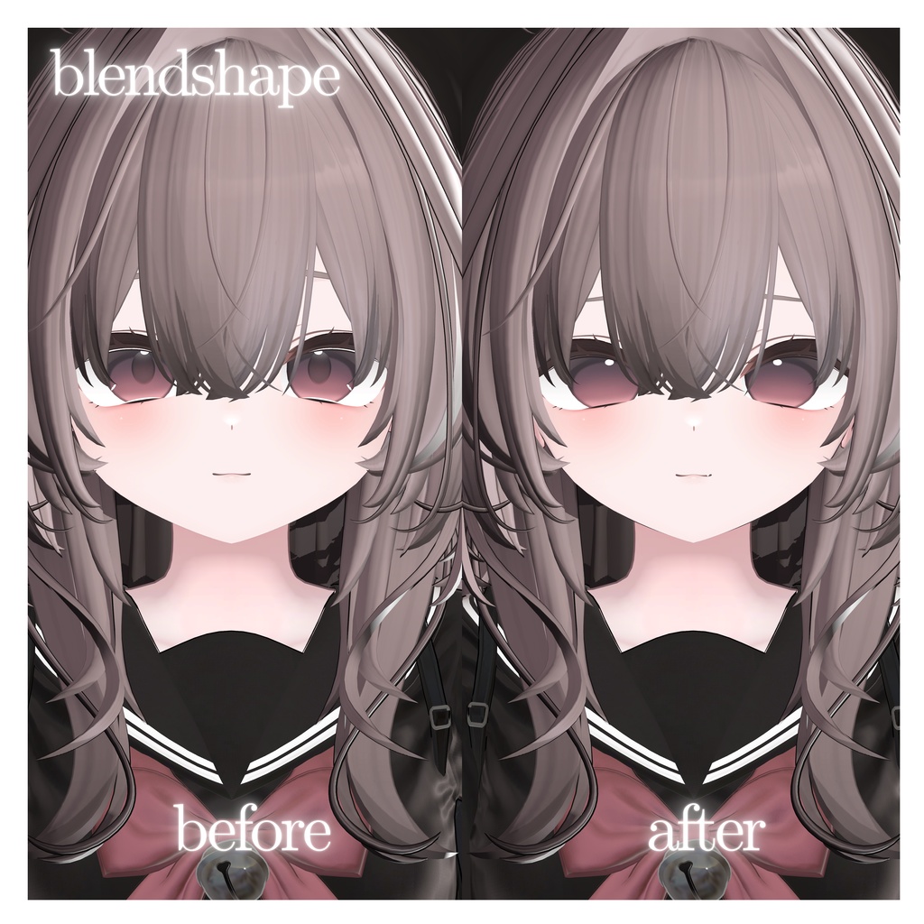 【 輝夜 / kaguya 】makeup&blendshape