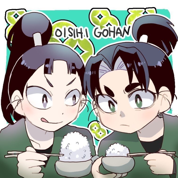 忍たま 仙蔵+文次郎(ごはん)アクリルキーホルダー