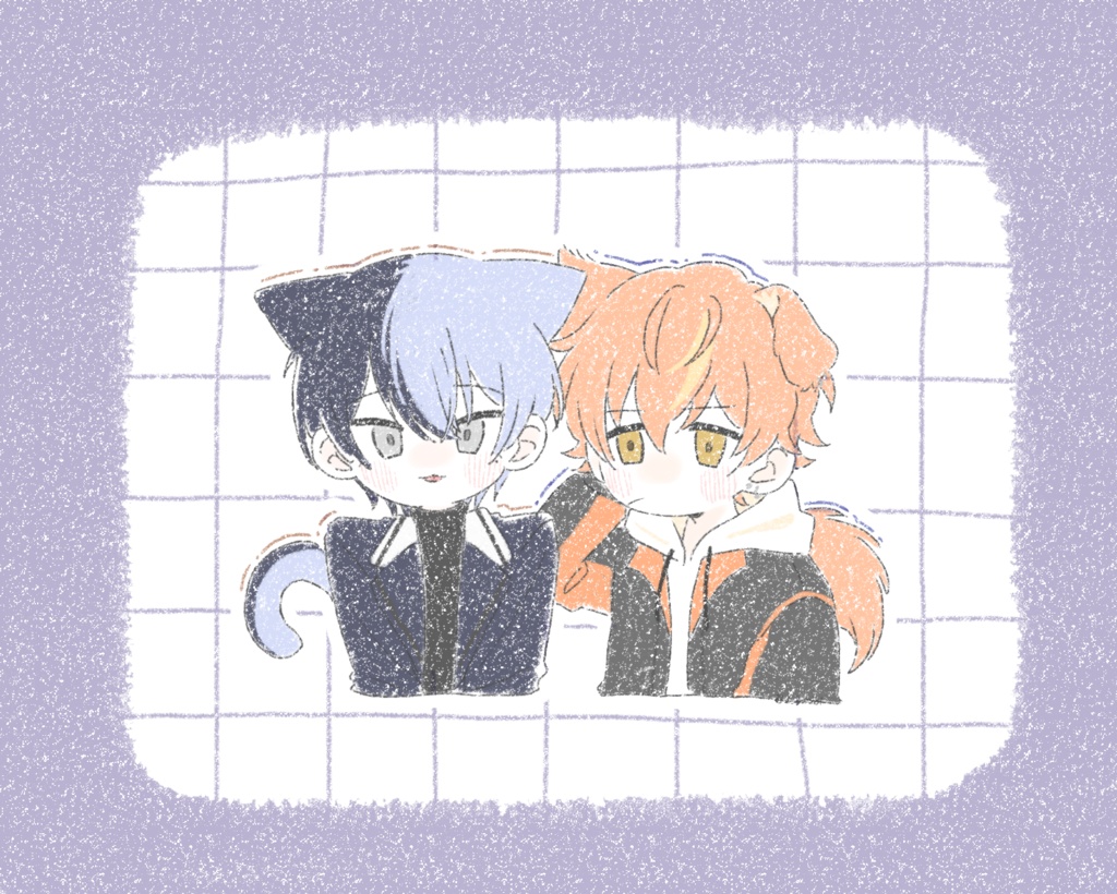 いぬねこミニアクリルキーホルダー