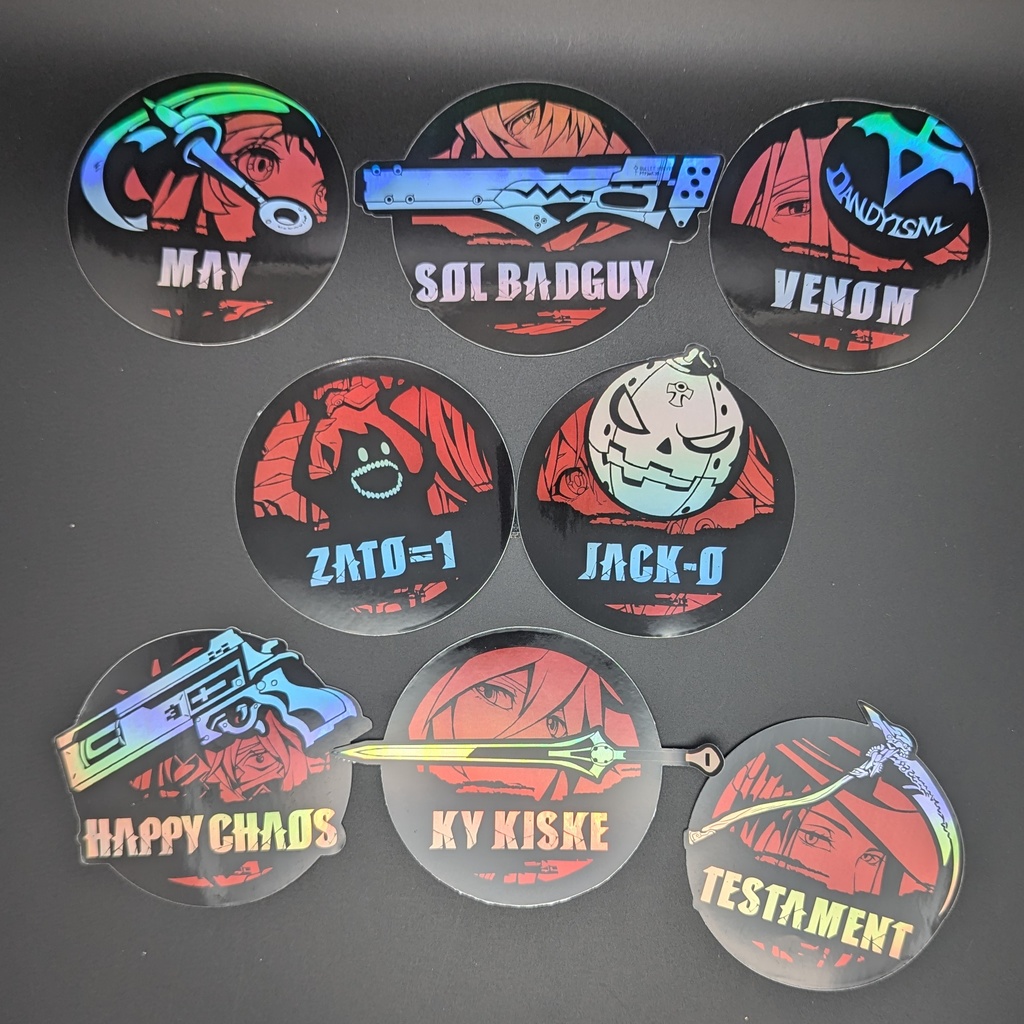 【在庫処分セール】GUILTY GEAR ホログラムステッカー