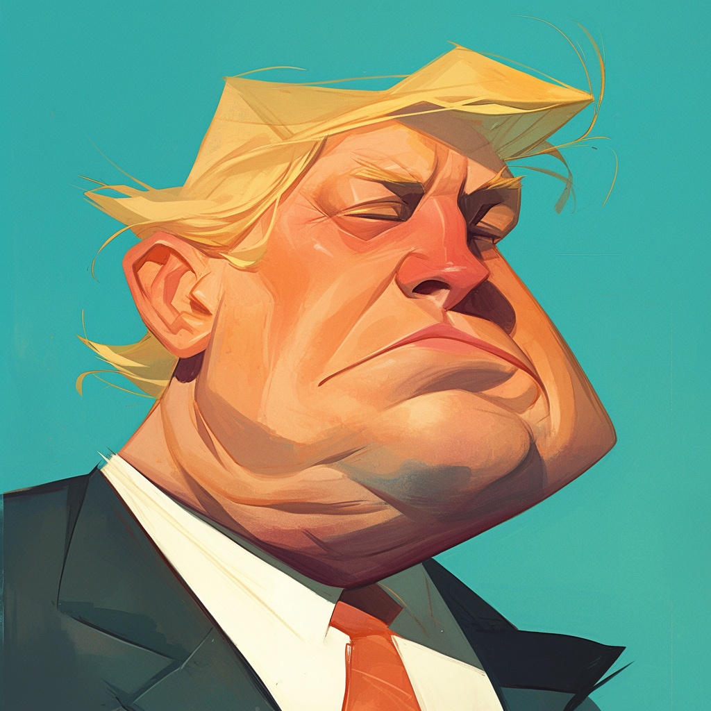 イラスト「ドナルド・トランプ」