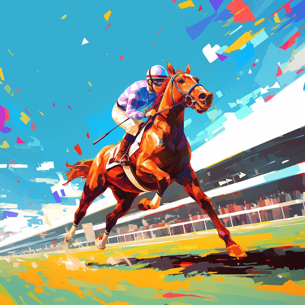 イラスト「京成杯(競馬)」