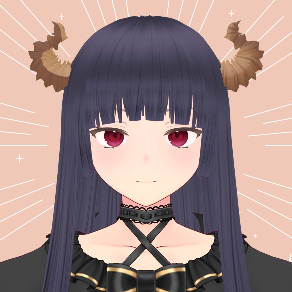 【Vroid正式版対応】小悪魔なツノ【ヘアプリセット】