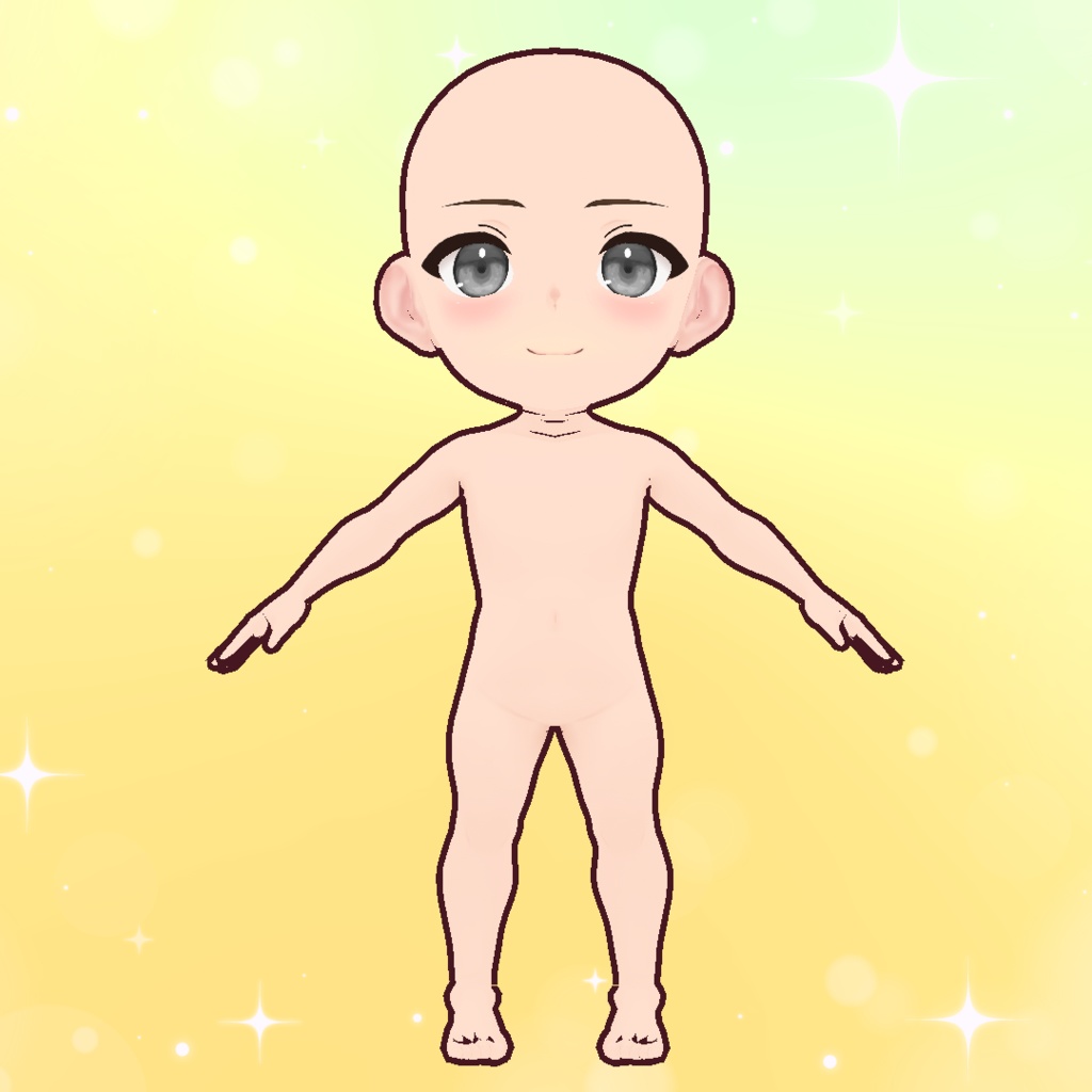 【VRoid】デフォルメ男の子【正式版】