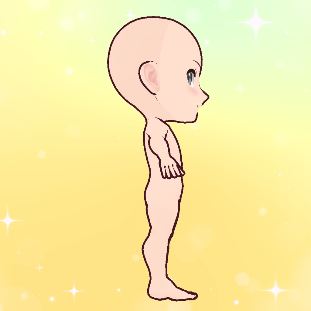 【VRoid】デフォルメ男の子【正式版】