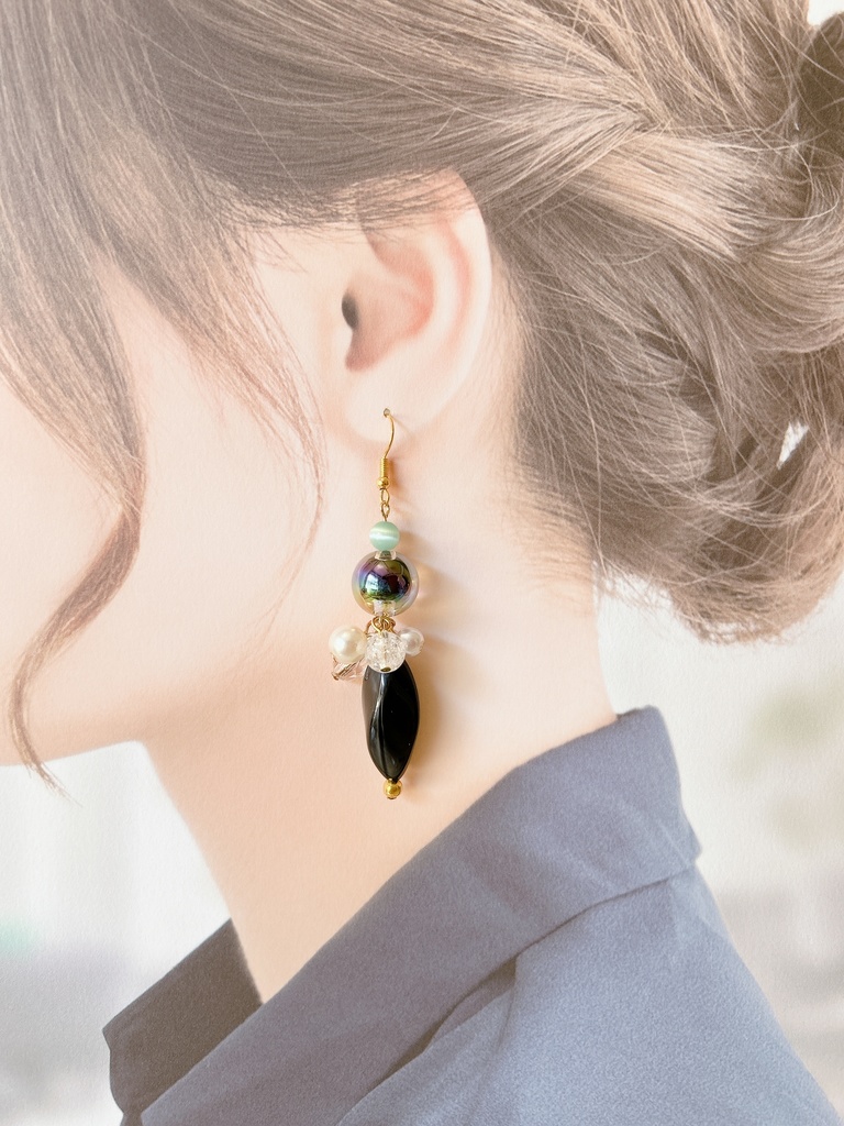 刀剣乱舞 髭切 膝丸 ピアス イヤリング